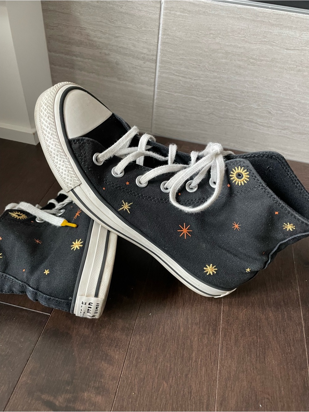 Converse All Star Solar System Stars High top Sneakers Women’s Size 8 - Picture 2 of 8